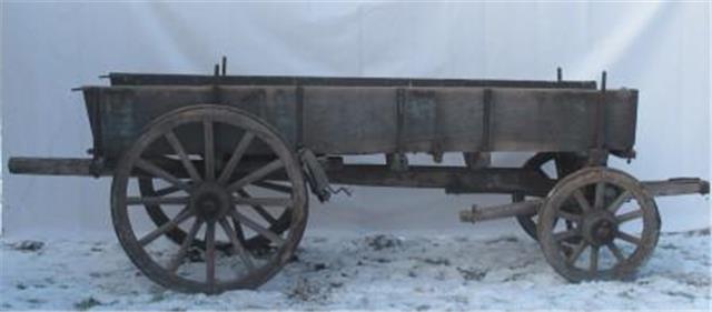 Boerenwagen met vast paneel, Karrenmuseum Essen